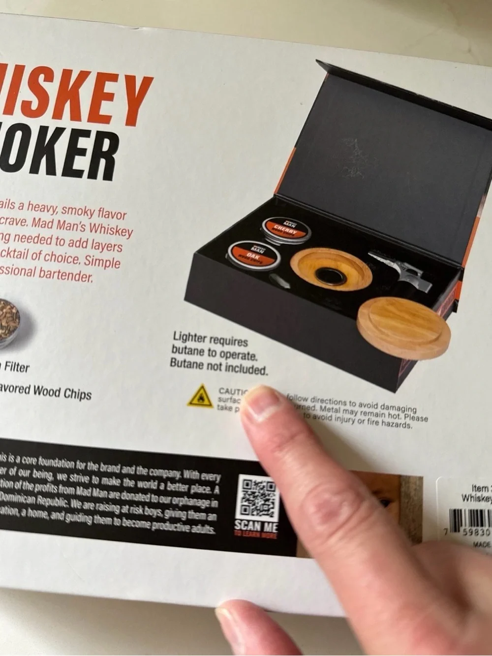 Mad Man Whiskey Smoker